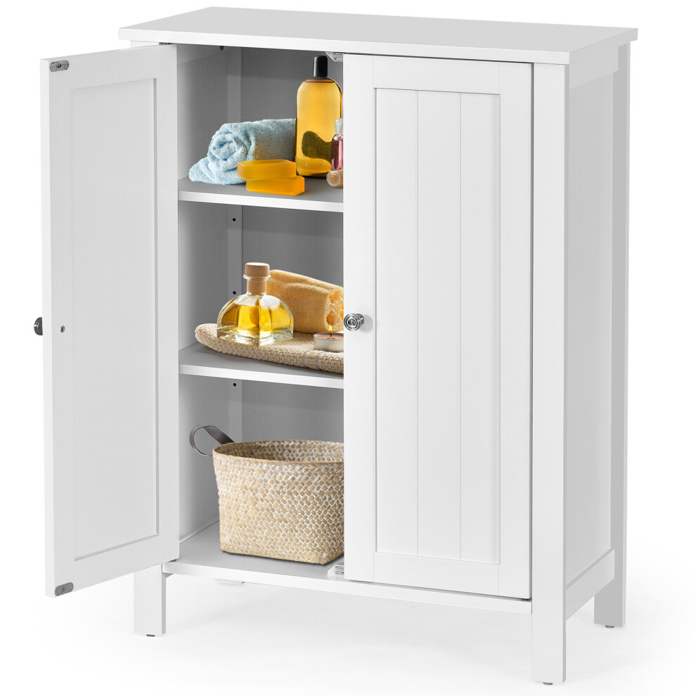 Bathroom Floor Storage Cabinet Free Standing Storage Organizer