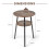 Costway Round End Table 2-Tier Bedside Table Versatile Retro Accent Table 2