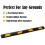 Costway Rubber Parking Curb Parking Lot Stopper Garage Vehicle Floor Stopper 4