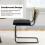 Costway Rattan Dining Chairs Set of 2 Upholstered Side Chairs Modern Chairs 8