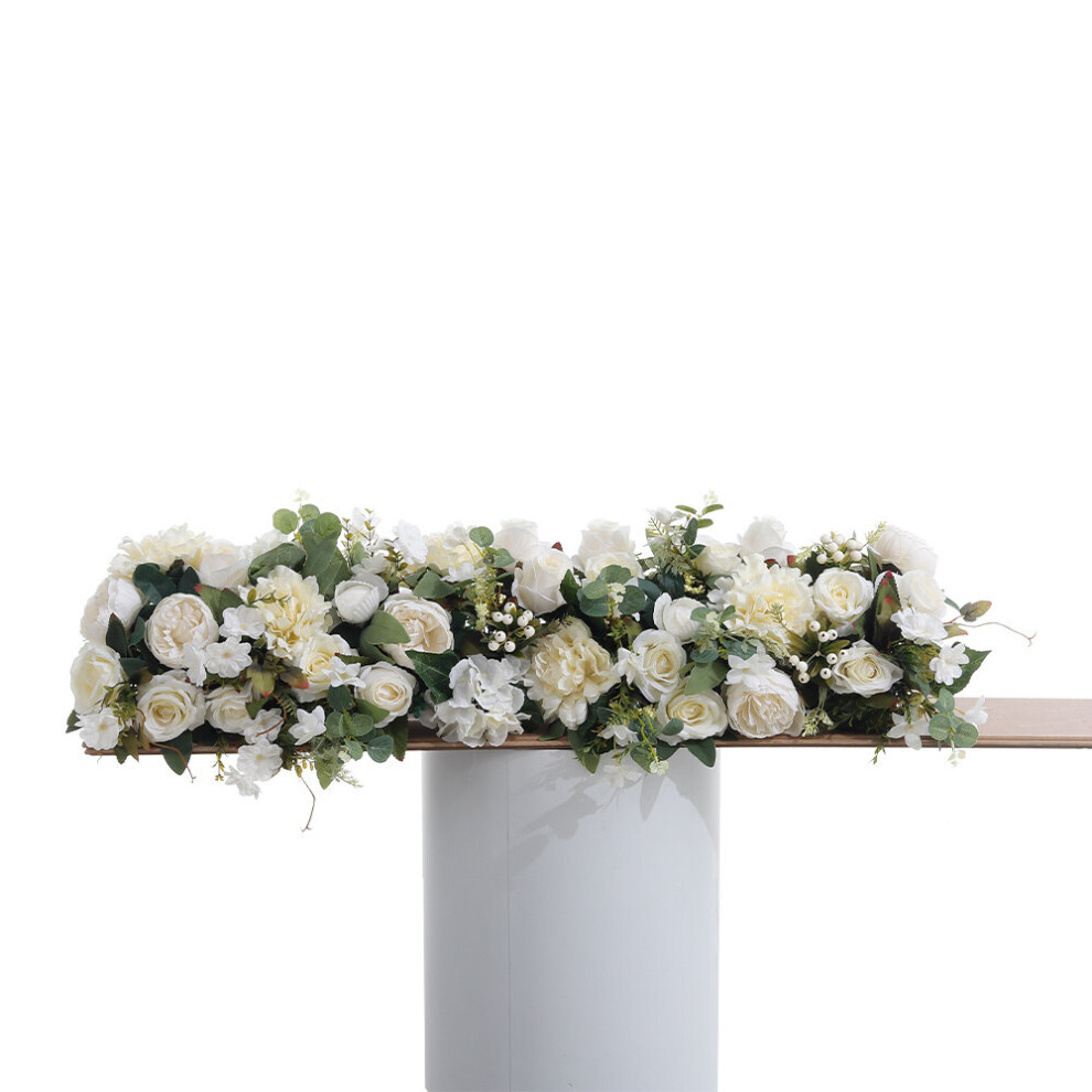 Peony Rose Wedding Aisle Flowers Artificial Silk Row Deco