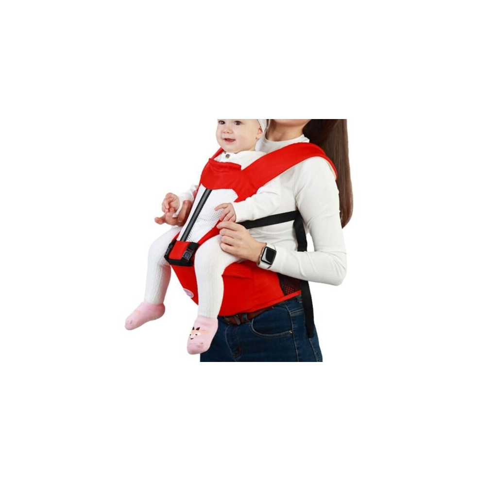 Yetp Star (Red) Ergonomic Baby Carrier Backpack Infant Hipseat Carrier Front Facing Kangaroo