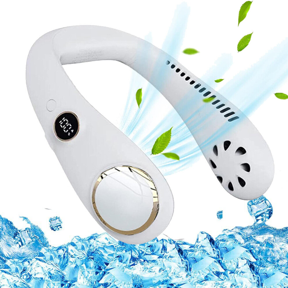 Lynker Neck Fan Bladeless Hanging Air Cooler Rechargeable Portable Personal