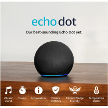 Echo Dot 5th Gen,2022 releaseSmart home Wi-FiBluetooth speakerCharcoal - Refurbished