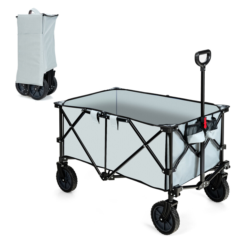 Folding Outdoor Utility Wagon Utility Cart Multi-functional Cart