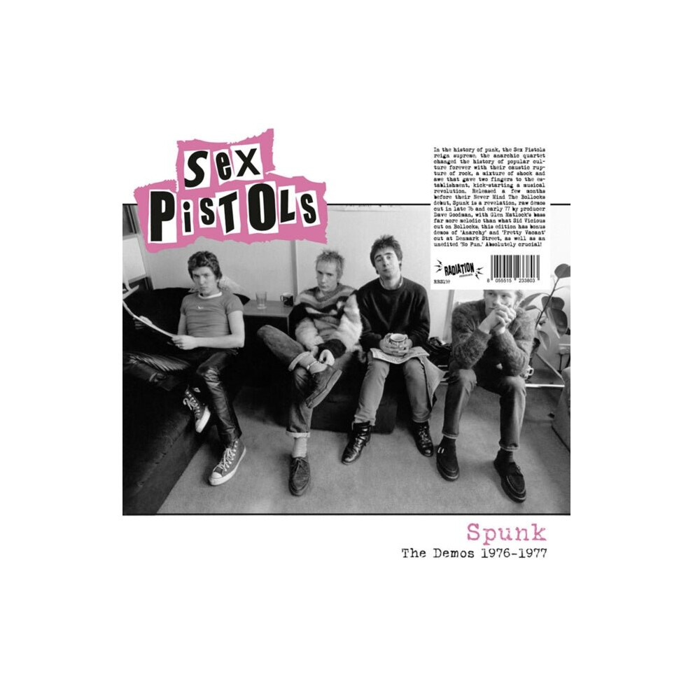 Sex Pistols LP - Spunk 'The Demos 1976-1977' (Pink Vinyl)