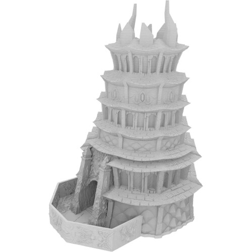 Drow Dice Tower | High Quality 3D printed Dice Roller