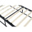 Birlea Black 4 Poster Bed Frame Metal Birlea Farringdon Canopy Bed 3FT Single 90cm 5