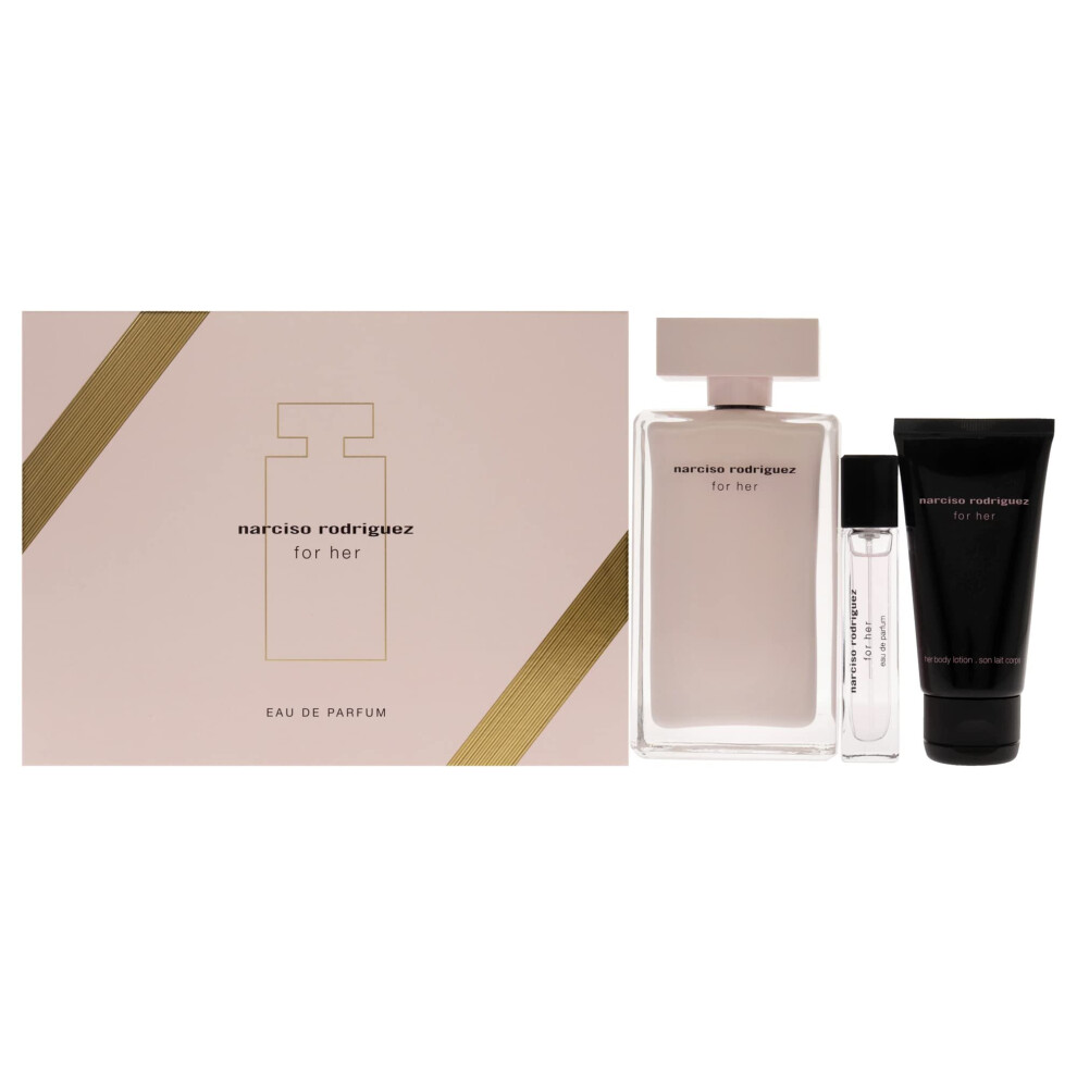 Narciso Rodriguez For Her Eau de Parfum 100ml Spray Gift Set