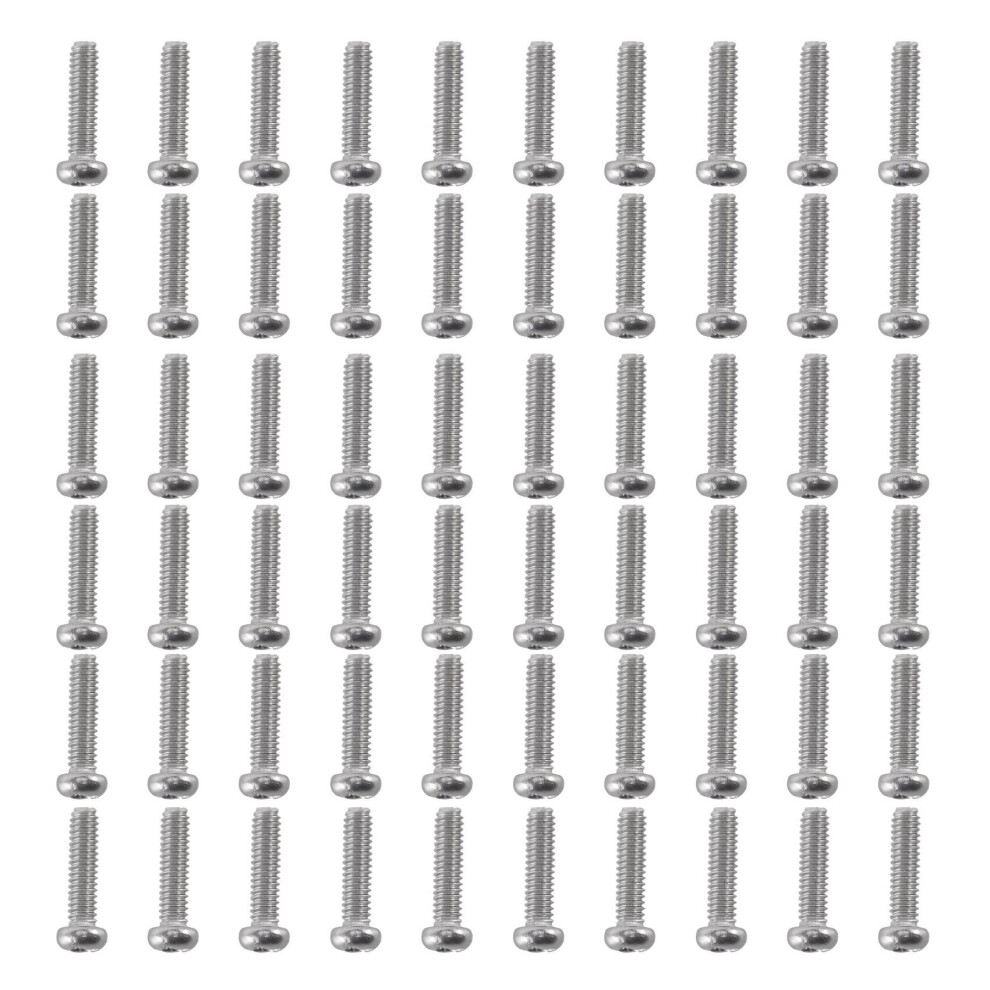 M2 X 8Mm 304 Stainless Steel Pan Head Screws Bolt 60Pcs 4762527086092