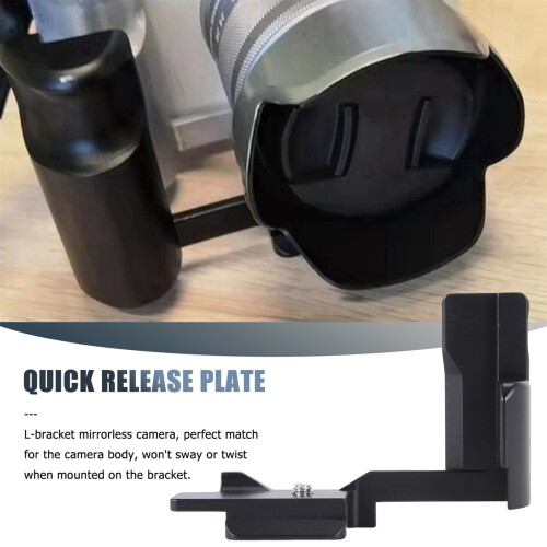 Camera L-Bracket Plate for M100 M200 Camera Quick Release Plate Vertical Hand Grip Holder Board Black 2