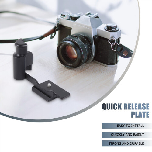 Camera L-Bracket Plate for M100 M200 Camera Quick Release Plate Vertical Hand Grip Holder Board Black 1
