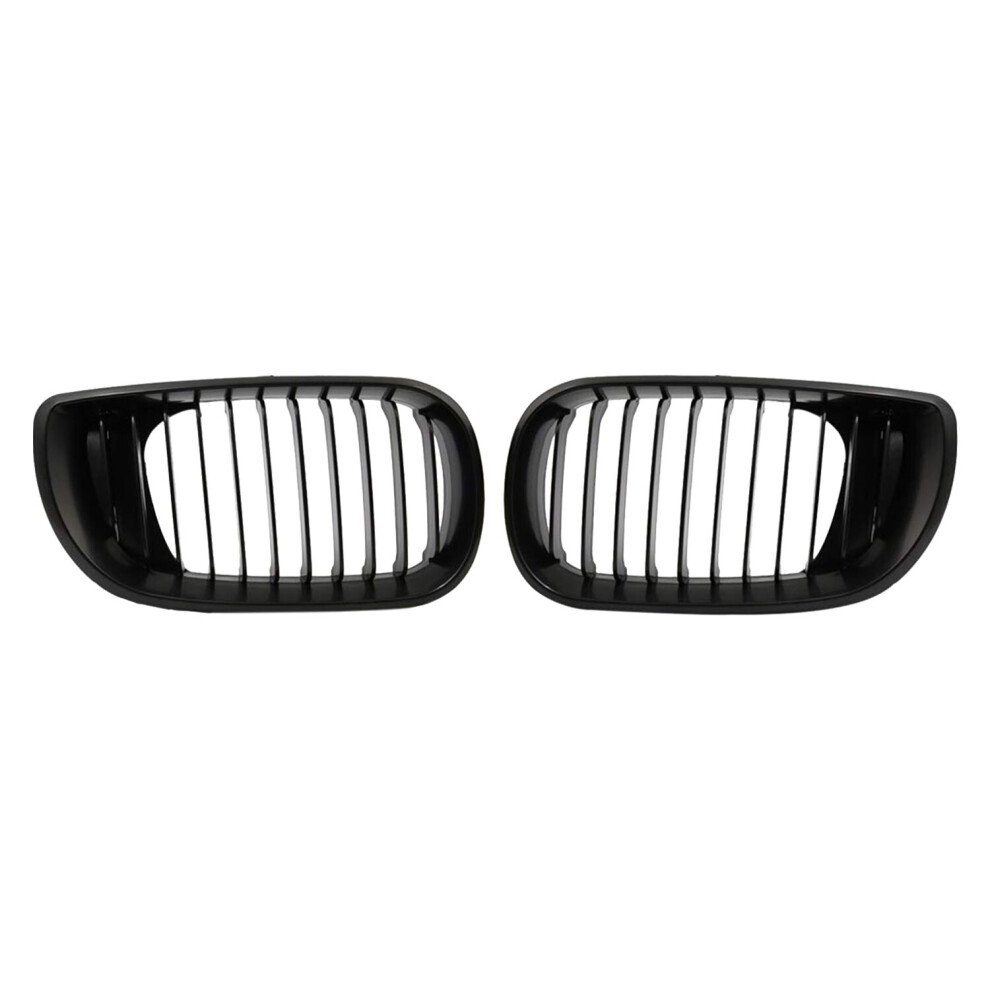 Front Bumper Kidney Sport Grille Grill Replacement For E46 4D 318I 320I 323I 328I 2002-2005 Black 4762527080953