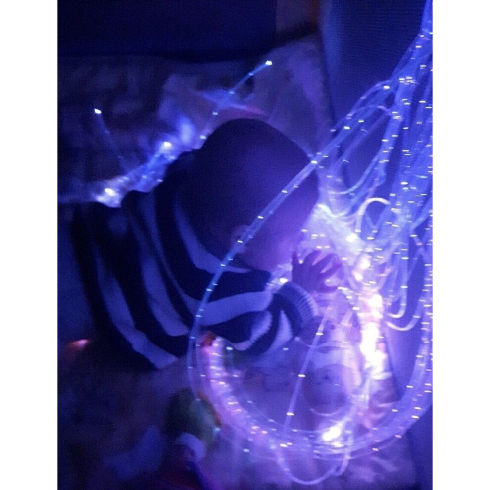 Lkg Fibre Optic Sensory Harness Lights 50X200cm /Moody Lights, Autism