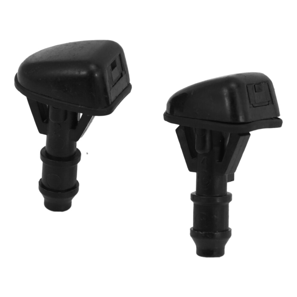 2Pcs Car Wiper Front Windshield Wiper Washer Jet Nozzle For Escape 2008-2012 8L8z-17603-Aa Black 4762527080939