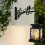 Metal Hanging Basket Hooks Solid with Screws Outdoor Plant Bracket Hook Plants Lantern 2Pcs 6
