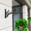 Metal Hanging Basket Hooks Solid with Screws Outdoor Plant Bracket Hook Plants Lantern 2Pcs 4