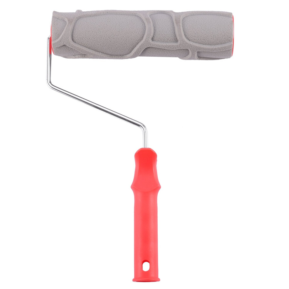 Stone Texture Rubber Embossed Paint Roller Brush Hand Tool Indoor And Outdoor Home Bedroom Diy Tool 4762527080915