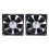 2X 90 x 90 x 25MM DC 12V 0.60A 4-pin computer cpu cooling fans 1