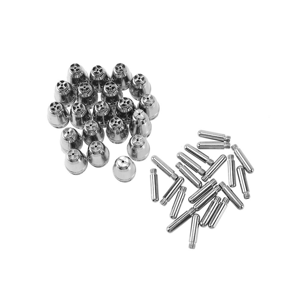 40Pcs Ag60 Plasma Cutting Torch Consumable Sg55 Plasma Cutter Kit 60A -60 Plasma Torch Tip Electrode Nozzle 4762527084449