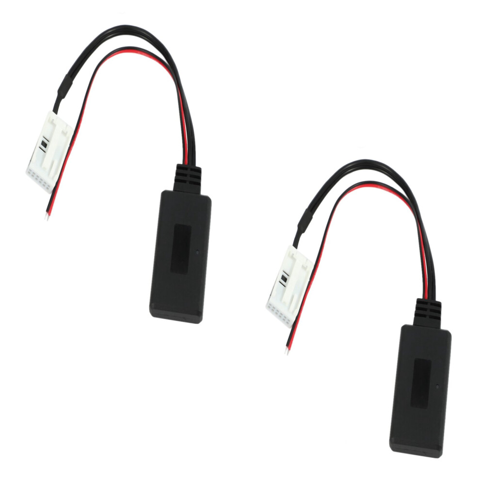 2X For 207 307 407 For C2 C3 Rd4 Car 12Pin Bluetooth Module Wireless Radio Aux-In Aux Cable Adapter 4762527002283