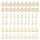 60Pcs Unfinished Wood Blank Earrings with Holes and Earrings Hooks for DIY Jewelry Making 1
