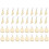 60Pcs Unfinished Wood Blank Earrings with Holes and Earrings Hooks for DIY Jewelry Making 3