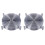 20Pcs Computer PC Cooling Fan Mesh Cover Metal Fan -120mm 1