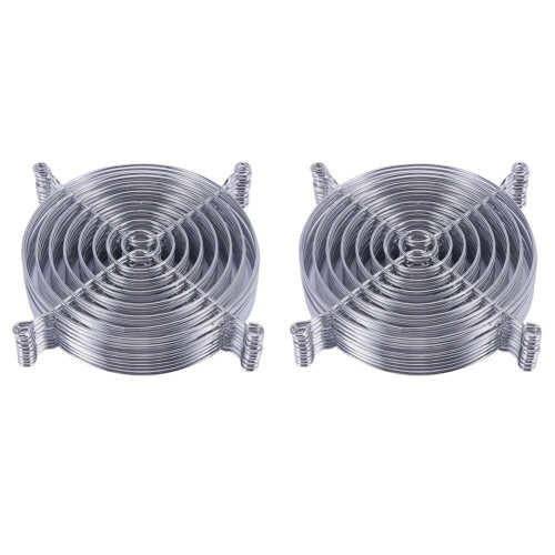 20Pcs Computer PC Cooling Fan Mesh Cover Metal Fan -120mm