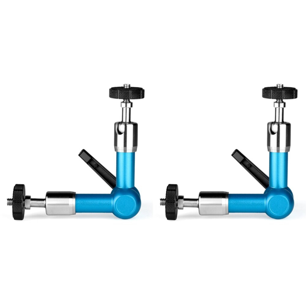 2X 7 Inch Articulated Arm Arm Head For Mounting Monitor Video Dslr Camera Light 4762527008797