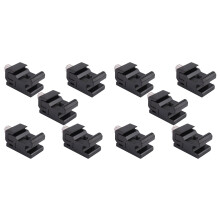 10Pcs Camera Metal Cold Shoe Hot Shoe Flash Bracket Mount Adapter with 1/4 Tripod Screw for Light Stand Tripod