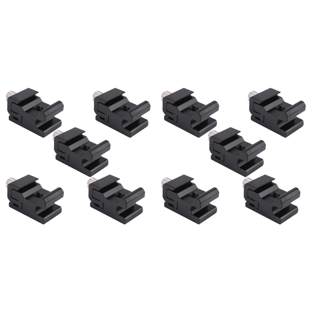 10Pcs Camera Metal Cold Shoe Hot Shoe Flash Bracket Mount Adapter With 1/4 Tripod Screw For Stand Tripod Light 4762527007738