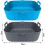 2Pcs Silicone Liner Pot Reusable Basket Heat Resistant Non-Stick Liners Mats Bowl 3