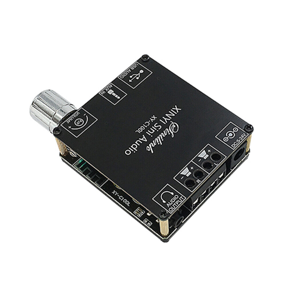 Xy-C100l Hifi 100Wx2 Bluetooth 5.0 Digital Stereo Amplifier Board Aux Usb Amp Amplificador Home Theater 4762527080328