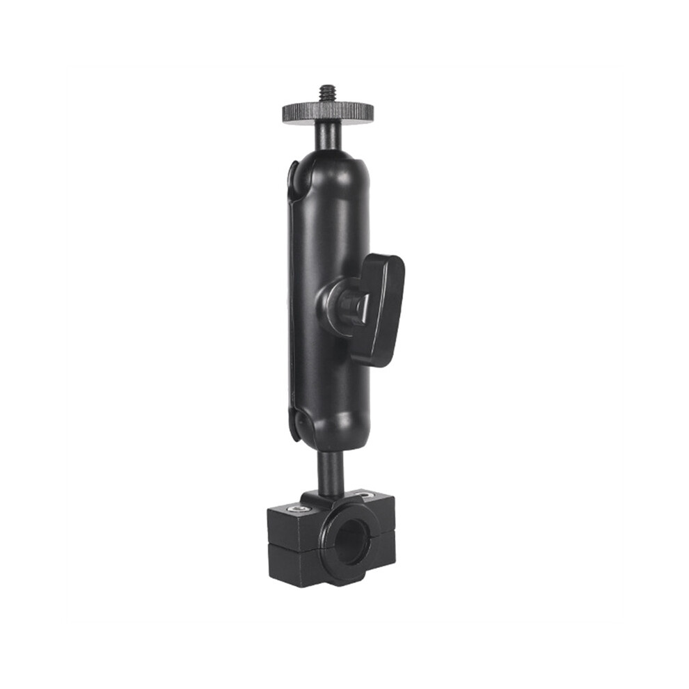 Motorcycle Bike Camera Holder Handlebar Rearview Mirror Mount Bracket 1/4 Metal Stand for Go-Pro Insta 360 Action Camera