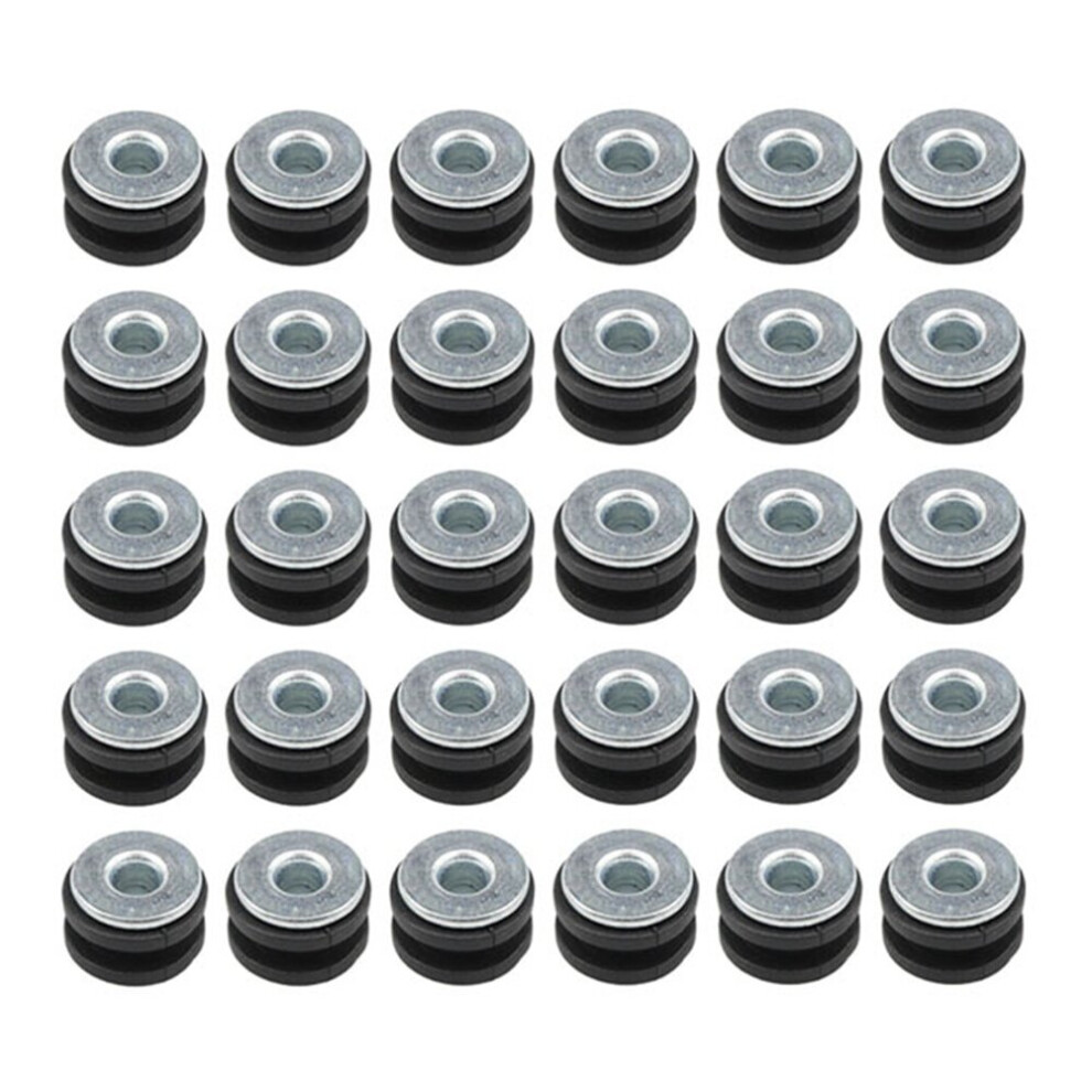 30Pcs Motorcycle Rubber Grommets Bolts For Fairing Rubber Grommets Kit Washer Assortment 4762527038985