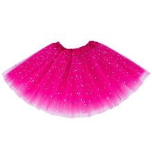 Smart Baby Girl Clothes Stars Sequins Petticoat Dance Fluffy Tutu Red