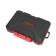 Waterproof Memory Card Case for Phone & Camera - ABS Hard Box, Sealed Rubber Inner, Holds CF4/XQD4, SD8, TF12, SIMs; Includes Carabiner