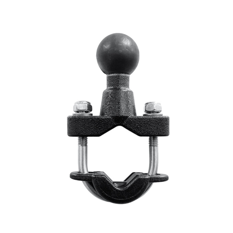 Motorcycle Handle Bar Rail Mount 37Mm Width U-Bolt Mounting Base With 1 Inch Ball For Gps Work For 4762527019410