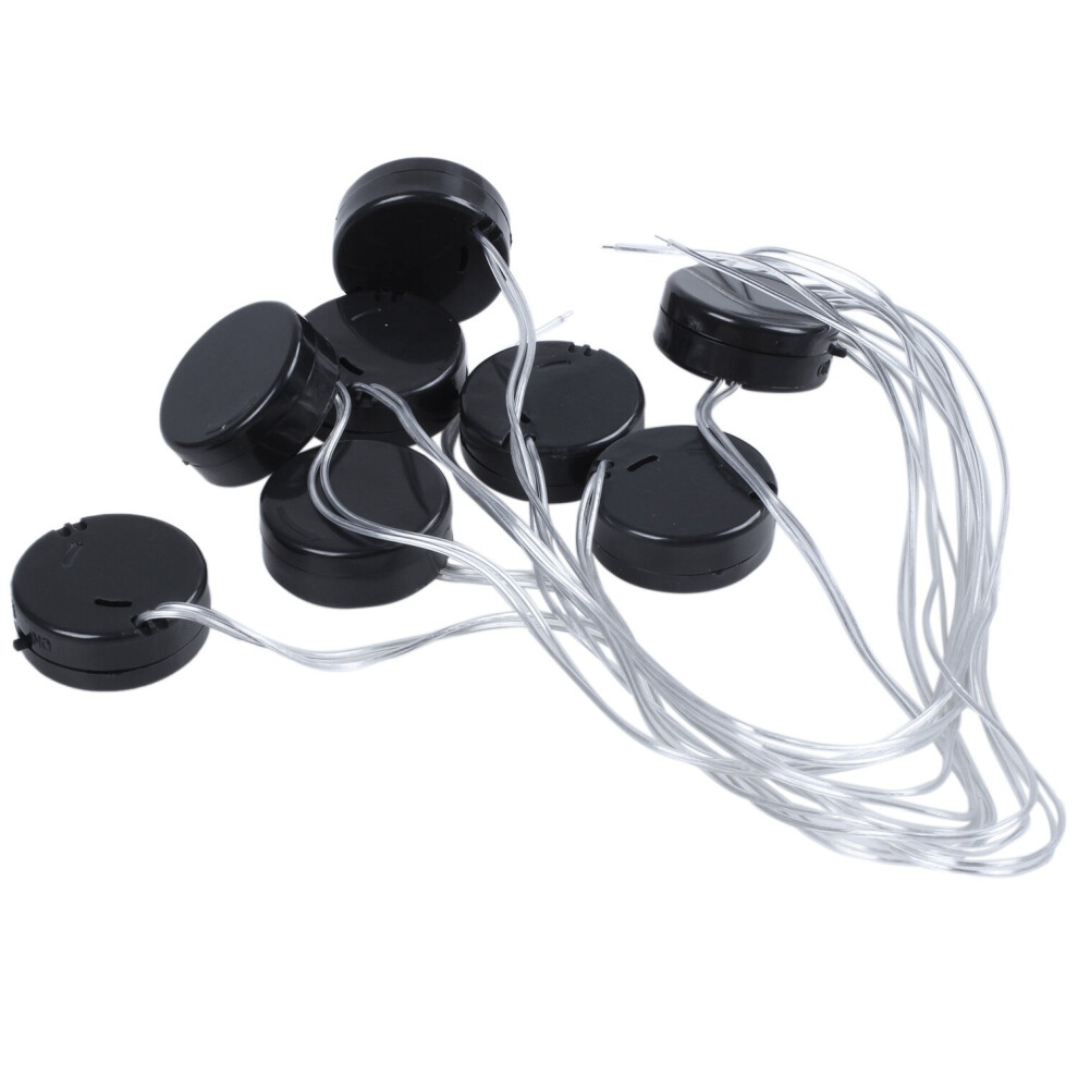 8Pcs Wire Lead 2X3v Cr2032 Coin Cell Button Battery Holder Case Black 4762527086719
