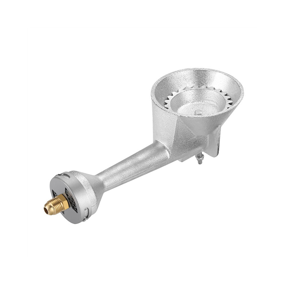 High Pressure Propane Cast-Iron Round Burner Head, Propane Burner Head with Orifice Brass Fitting