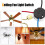 3 Pcs Ze-208S E89885 3 Speed 4 Wire Pull Chain Switch Ceiling Fan Light Switch Replacement Part,A 8
