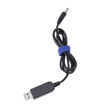 USB to DC Convert Cable 5V to 9V Voltage Step-Up Cable 5.5x2.1mm DC Male 1M New