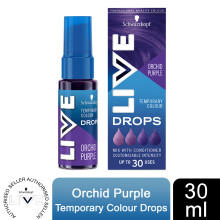 (Orchid Purple) Schwarzkopf LIVE Colour Drops Semi-Permanent Dye