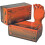 Black Mamba (M) Black Mamba Snakeskin Nitrile Disposable Gloves Orange 1
