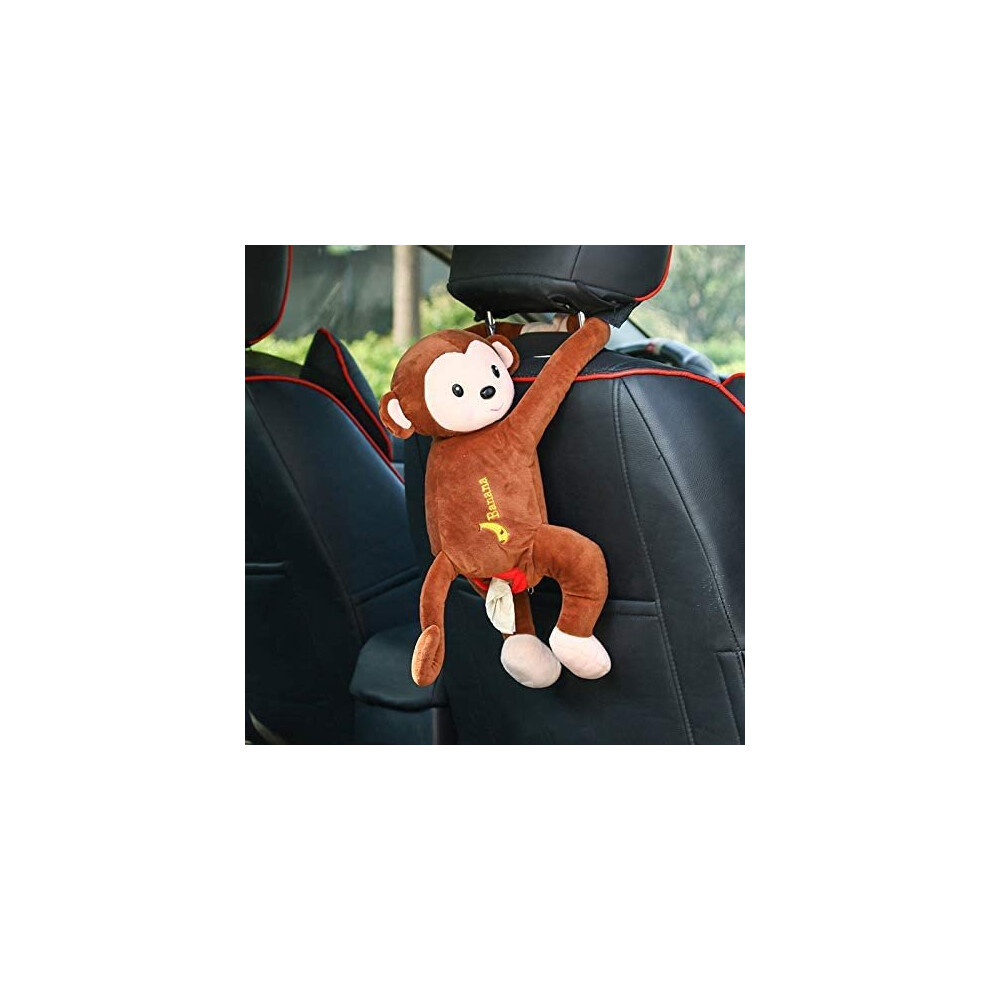 Plush PIPI Monkey Toy Style Anime Tissue Holder Tissue Box Cartoon Tissue Cover Paper Holder Napkin Box Paper Storage Box Tissue Tray Paper-image-OPC-PBHK7QM-NEW