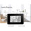 Digital Alarm Clock Wireless LCD Weather Forecast Station Thermometer Barometer Outdoor Sensor 7
