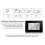 Digital Alarm Clock Wireless LCD Weather Forecast Station Thermometer Barometer Outdoor Sensor 6