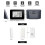Digital Alarm Clock Wireless LCD Weather Forecast Station Thermometer Barometer Outdoor Sensor 4