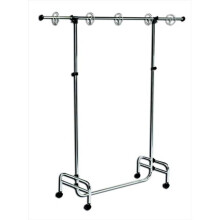 Pacon 084653 2-Way Adjustable Pocket Chart Stand, Chrome And Black